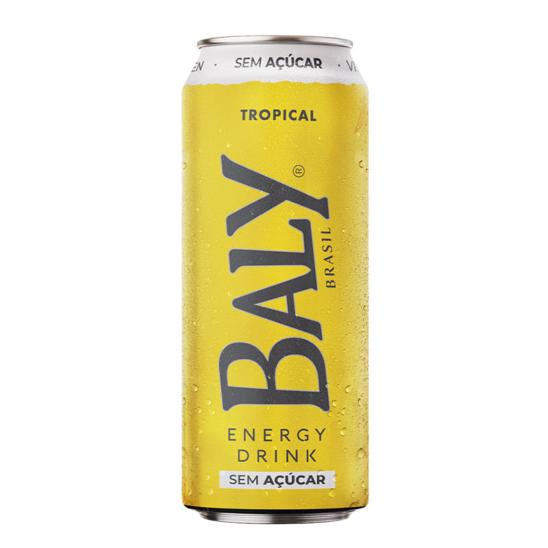 ENERGÉTICO BALY SEM AÇÚCAR 473ML TROPICAL - FD COM 6 UN