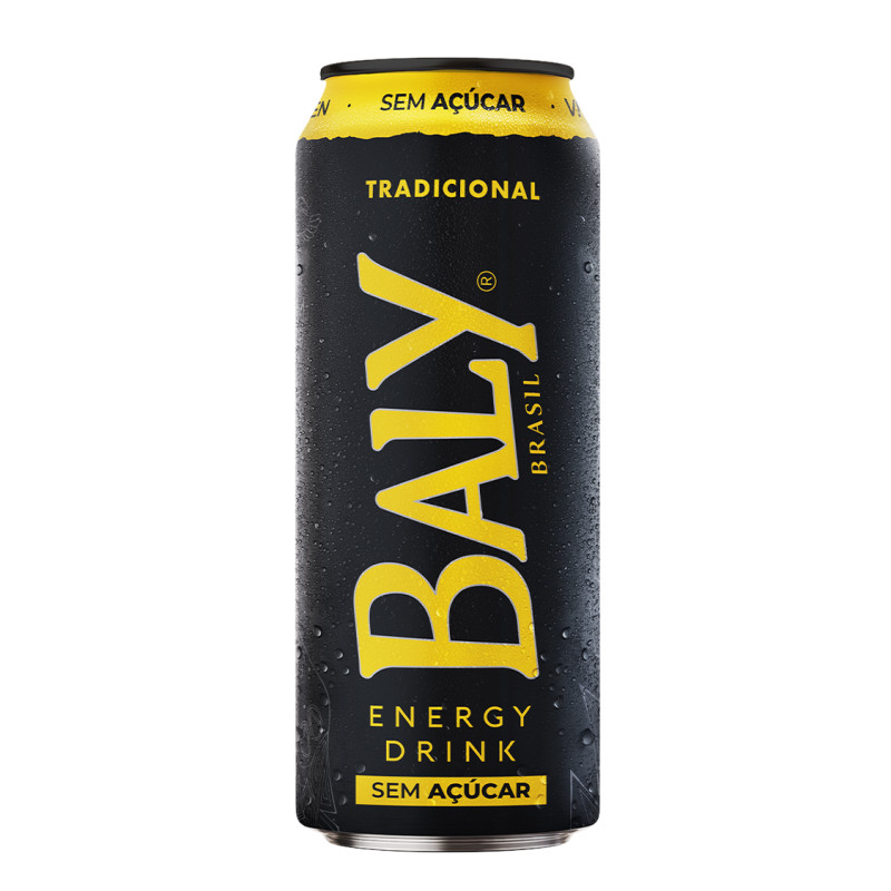 ENERGÉTICO BALY SEM AÇÚCAR 473ML TRADICIONAL - FD COM 6 UN