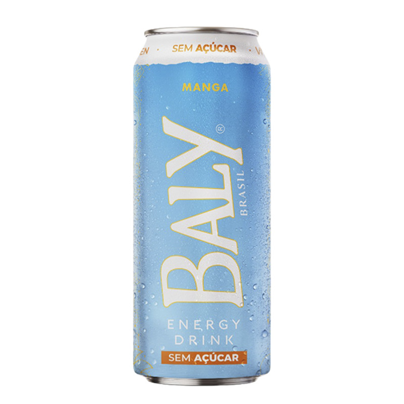 ENERGÉTICO BALY SEM AÇÚCAR 473ML MANGA - FD COM 6 UN