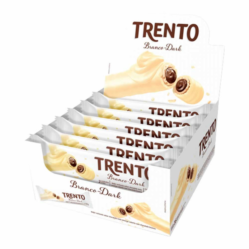 CHOCOLATE TRENTO PECCIN 32GR BRANCO - DP COM 16 UN