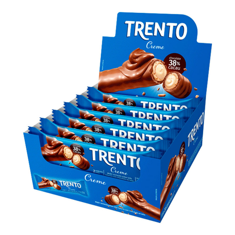 CHOCOLATE TRENTO PECCIN 32GR CREME - DP COM 16 UN