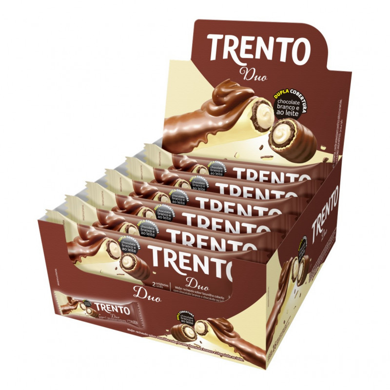 CHOCOLATE TRENTO PECCIN 32GR DUO - DP COM 16 UN