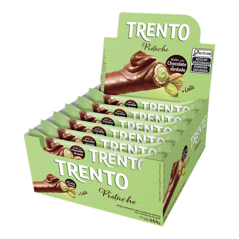 CHOCOLATE TRENTO PECCIN 29GR PISTACHE - DP COM 16 UN