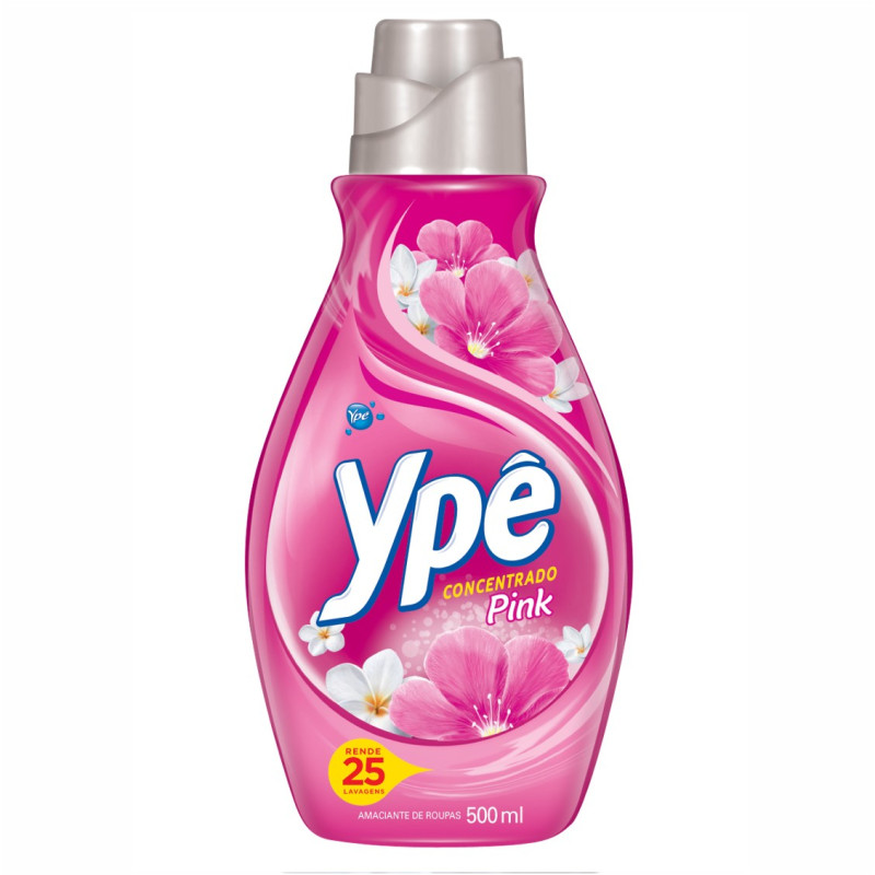 AMACIANTE CONCENTRADO YPÊ 500ML PINK - CX COM 12 UN