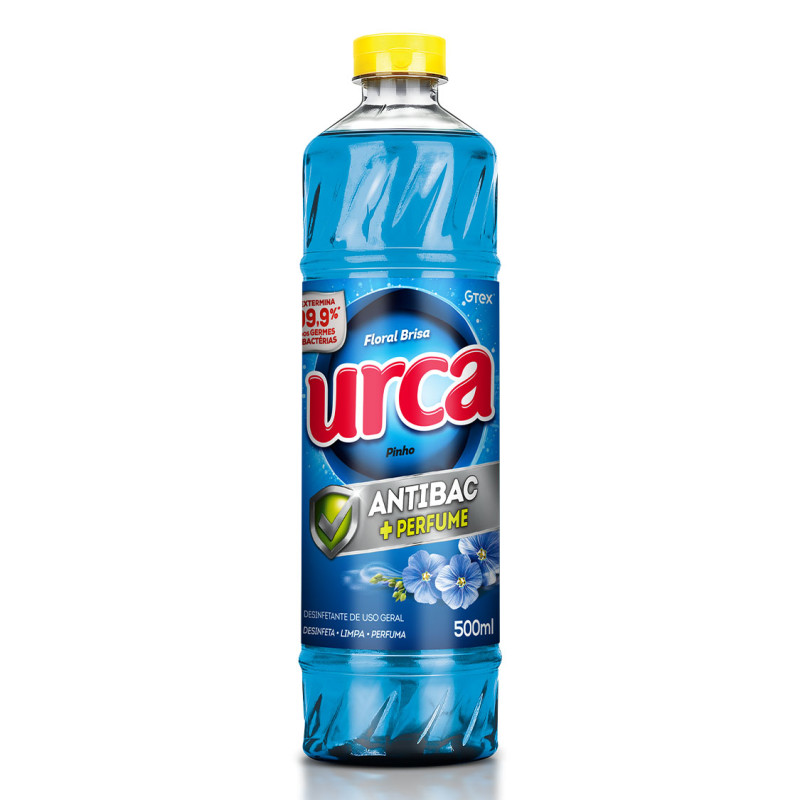 DESINFETANTE URCA 500ML - FLORAL CX COM 12 UN