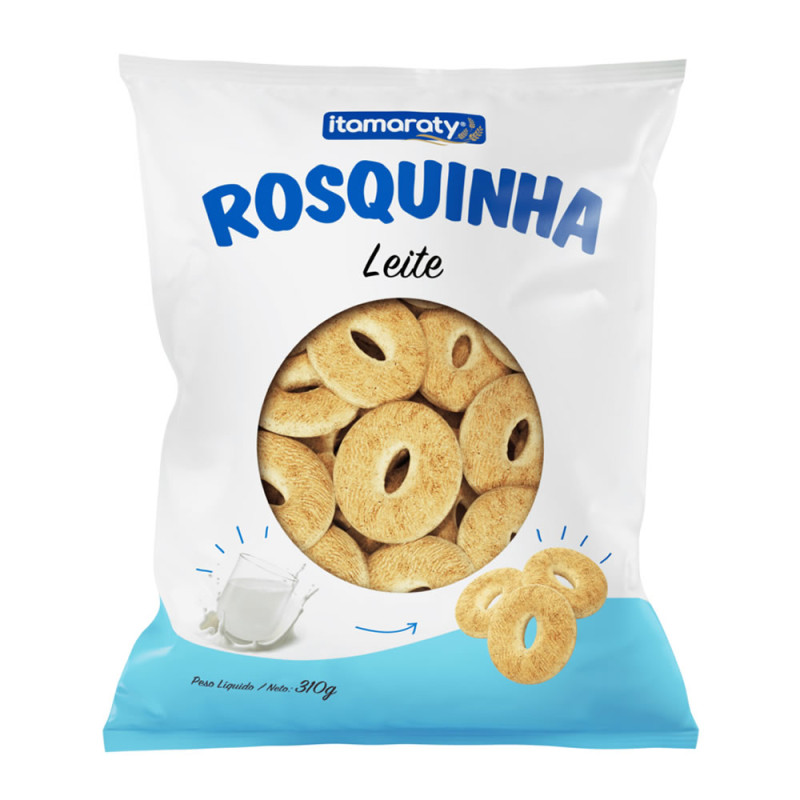 ROSQUINHA ITAMARATY 310GR LEITE - CX COM 10 UN