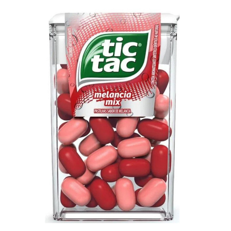 PASTILHA TIC TAC 14,5GR MELANCIA MIX - DP COM 14 UN