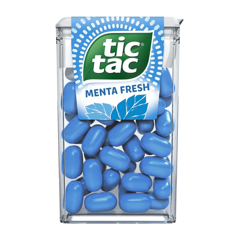 TIC TAC PASTILHAS 14,5GR MENTA FRESH - DP COM 14 UN