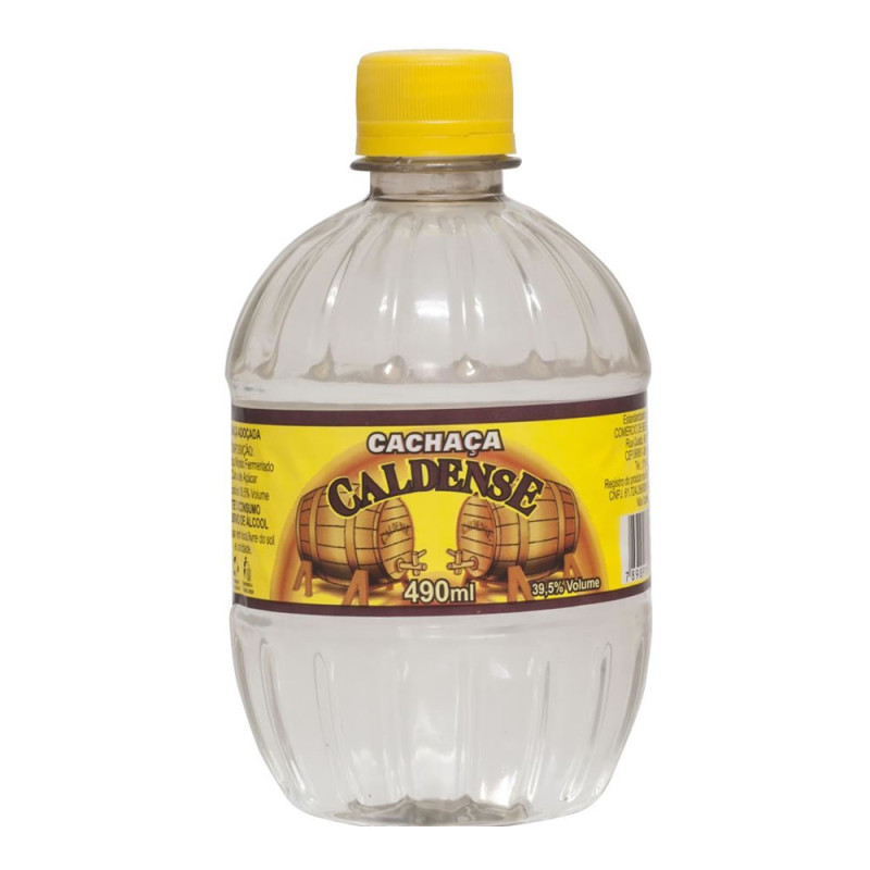 CACHAÇA CALDENSE 490ML TRADICIONAL - CX COM 12 UN