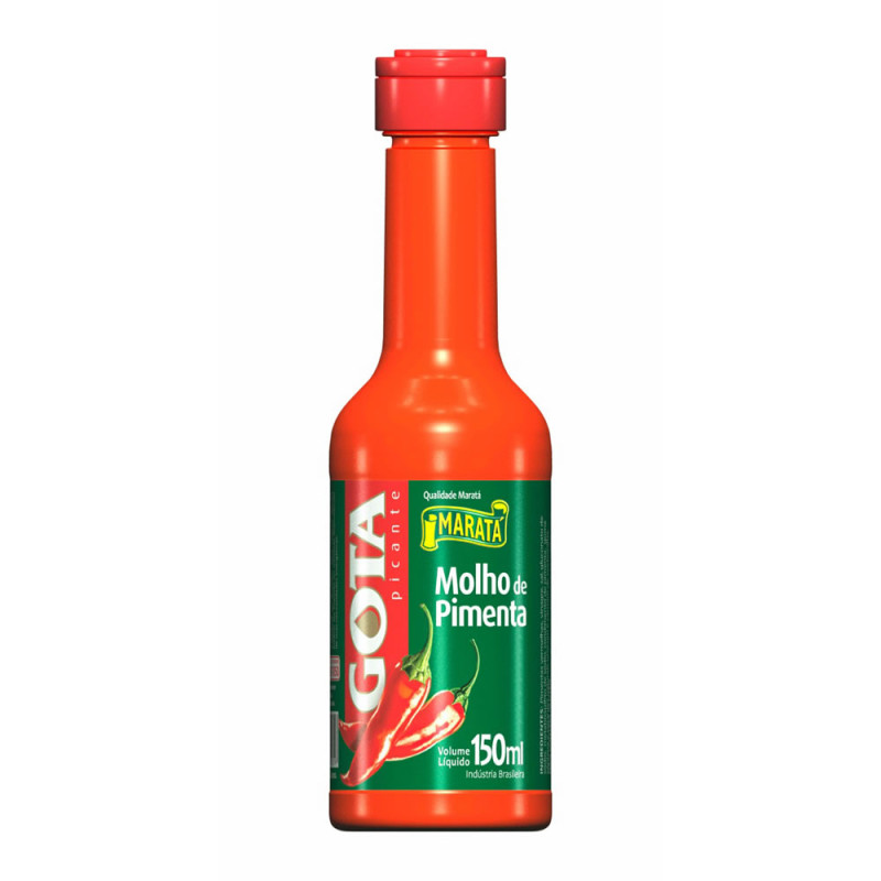 MOLHO DE PIMENTA GOTA MARATÁ 150ML - CX COM 24 UN