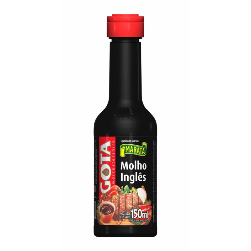 MOLHO INGLÊS GOTA MARATÁ 150ML - CX COM 24 UN