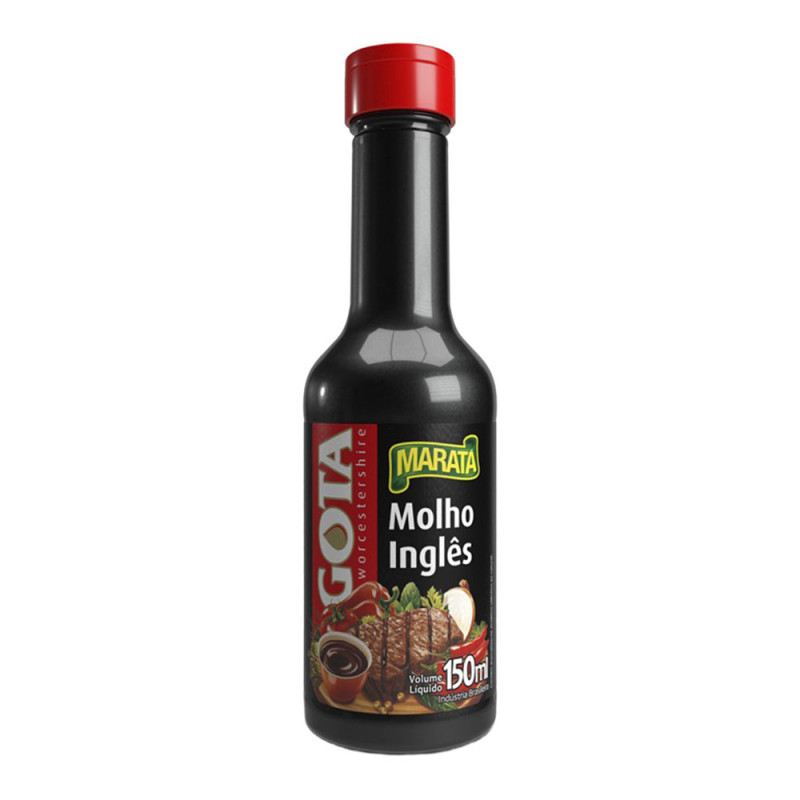 MOLHO INGLÊS GOTA MARATÁ 150ML - CX COM 24 UN