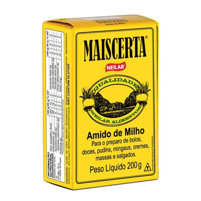 AMIDO DE MILHO MAISCERTA NEILAR 200GR - CX COM 24 UN