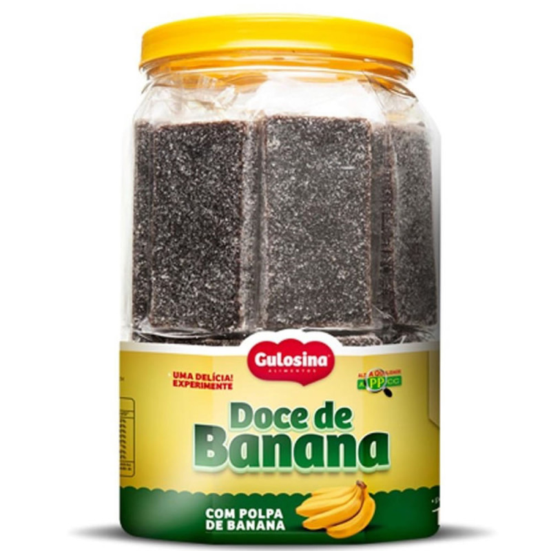 DOCE DE POTE GULOSINA 1,140 KILO BANANA - PT COM 23 UN