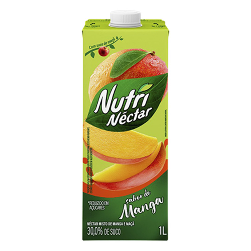 SUCO NUTRINÉCTAR 1 LITRO MANGA - CX COM 6 UN