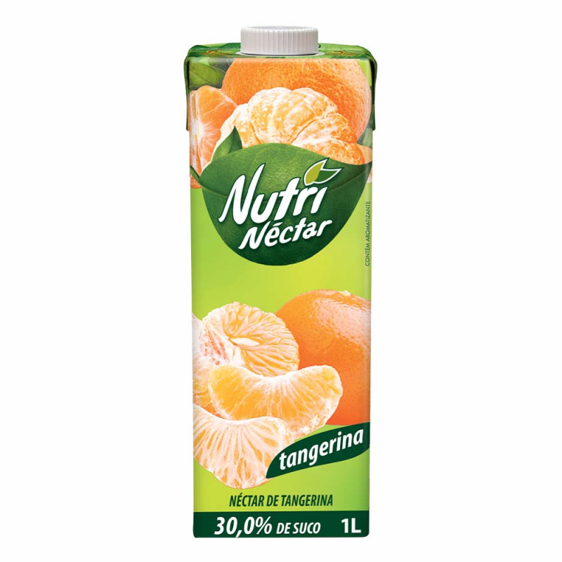 SUCO NUTRINÉCTAR 1 LITRO TANGERINA - CX COM 6 UN