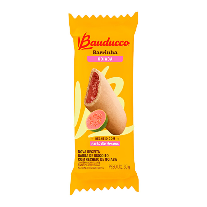 BARRINHA MAXI BAUDUCCO GOIABINHA 30GR - DP COM 20 UN