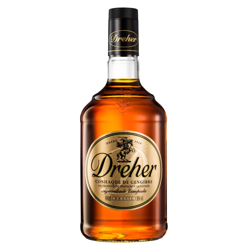 CONHAQUE DREHER 900ML - CX COM 12 UN