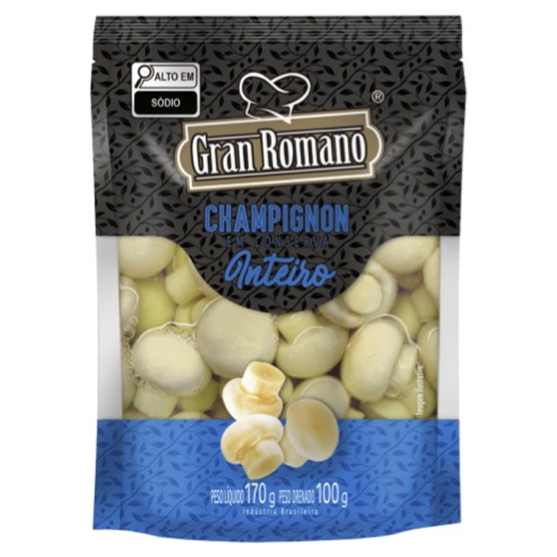 CHAMPIGNON GRAN ROMANO 100GR INTEIRO - CX COM 30 UN
