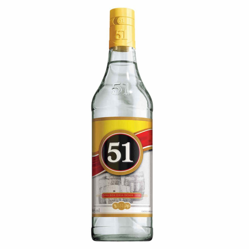CACHAÇA 51 965ML GARRAFA - CX COM 12 UN