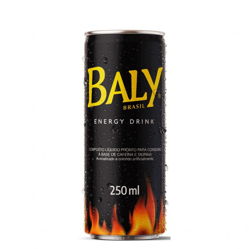ENERGÉTICO BALY LATA 250ML TRADICIONAL - FD COM 6 UN