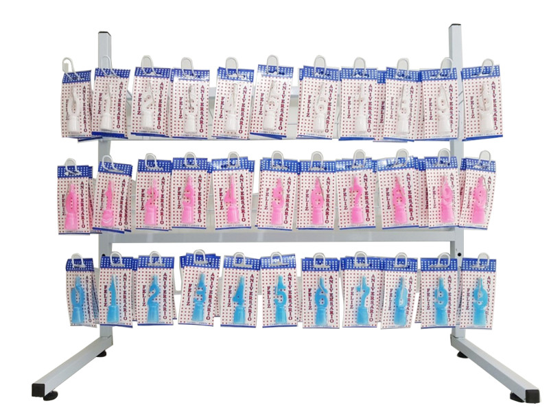 DISPLAY PARA VELA DE ANIVERSÁRIO 30 GANCHOS (SOMENTE O DISPLAY SEM AS VELAS) - UNIDADE