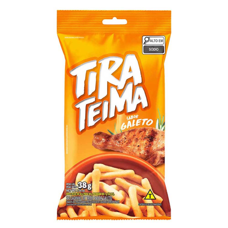 SALGADINHO TIRA TEIMA LOBITS 38GR - CX COM 20 UN