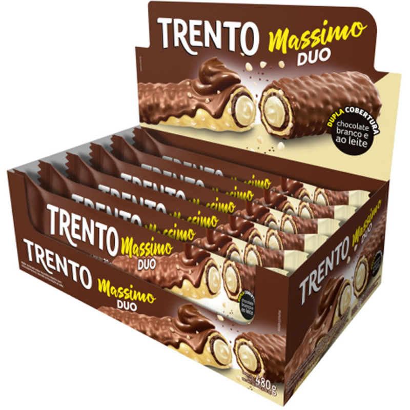 CHOCOLATE TRENTO PECCIN MASSIMO 30GR DUO - DP COM 16 UN