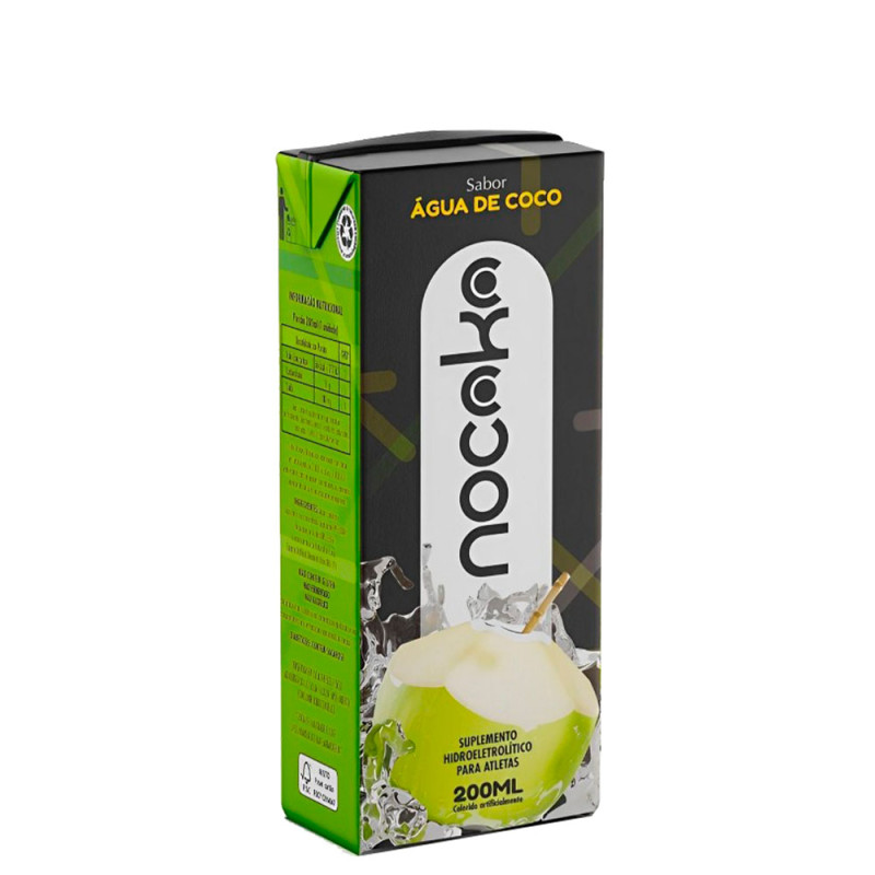 ÁGUA DE COCO NOCOKO 200ML TRADICIONAL - CX COM 27 UN