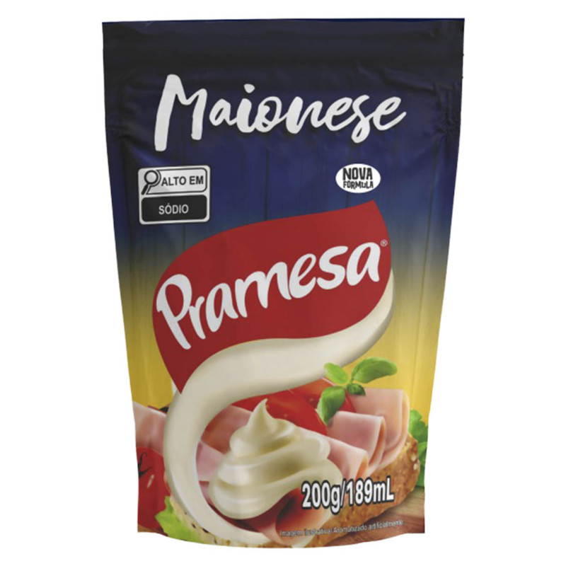 MAIONESE PRAMESA SACHÊ 200GR - CX COM 24 UN
