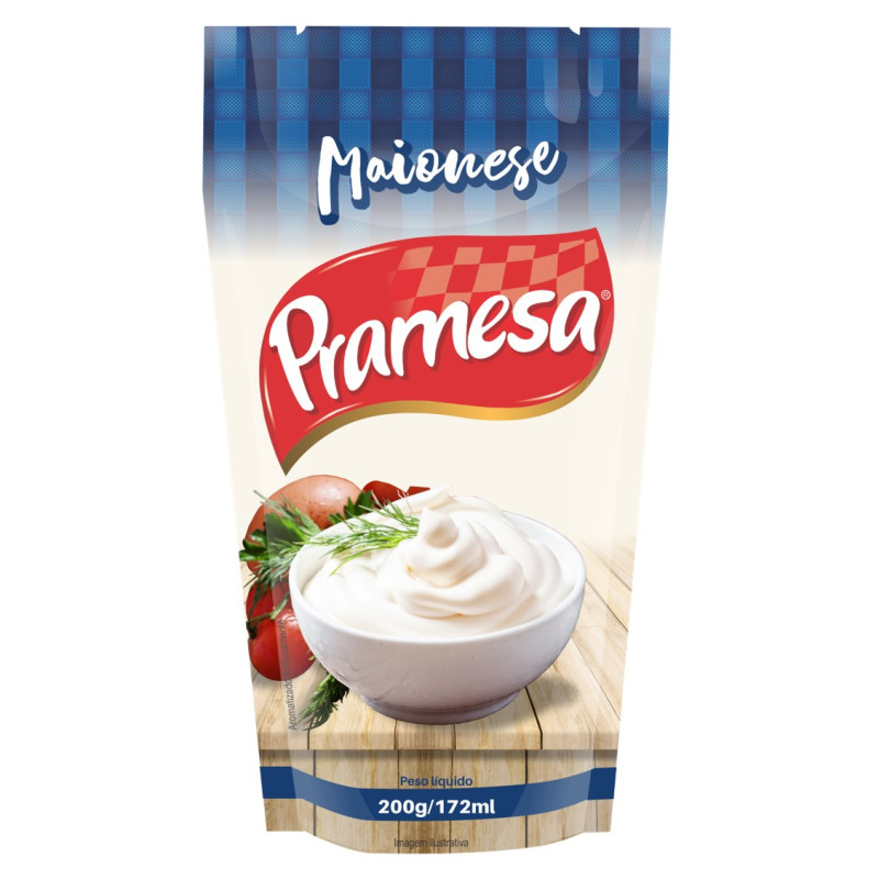 MAIONESE PRAMESA SACHÊ 200GR - CX COM 24 UN