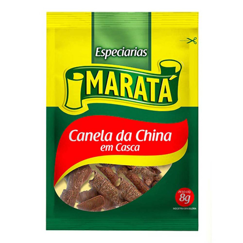 CANELA DA CHINA EM CASCA MARATÁ 8GR - CX COM 24 UN