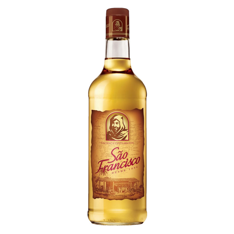 CACHAÇA SÃO FRANCISCO 970ML - CX COM 12 UN