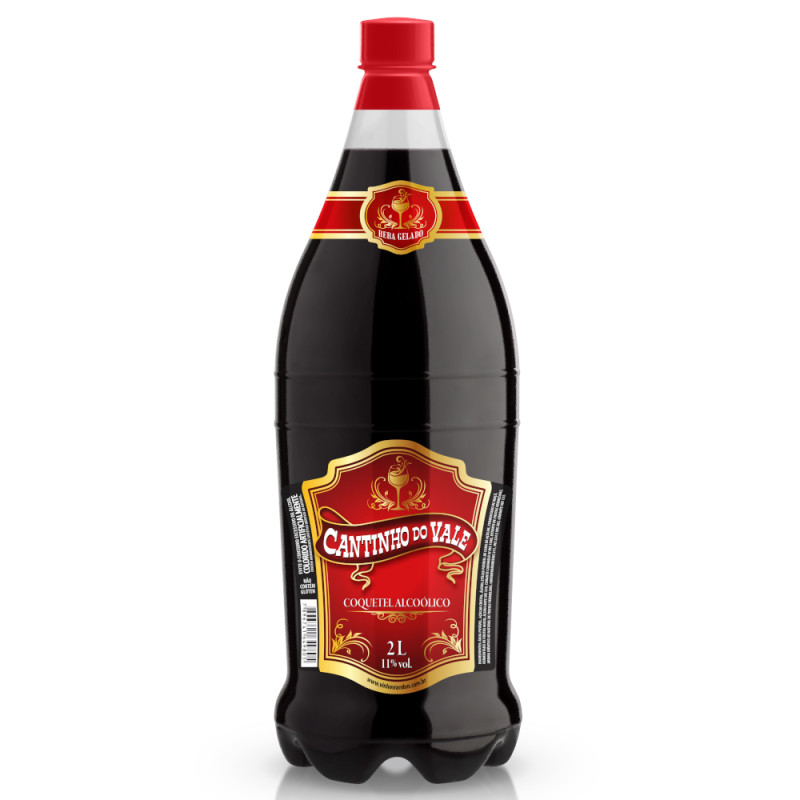 VINHO CANTINHO DO VALE 2 LITROS - CX COM 6 UN