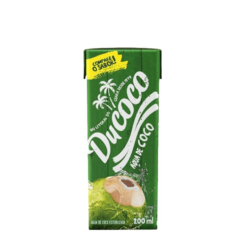 ÁGUA DE COCO DUCOCO 200ML - CX COM 27 UN