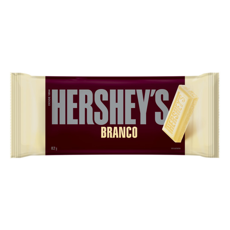CHOCOLATE HERSHEY'S BARRA 82GR BRANCO - DP COM 18 UN