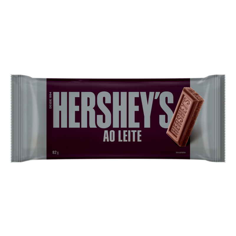 CHOCOLATE HERSHEY'S BARRA 82GR AO LEITE - DP COM 18 UN