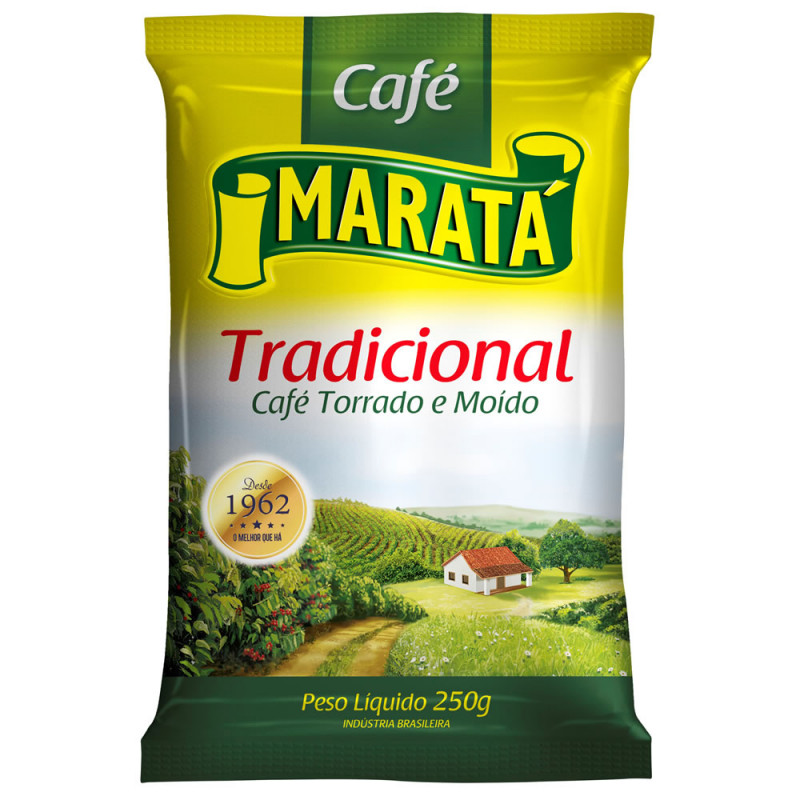 CAFÉ MARATÁ ALMOFADA 250GR TRADICIONAL - FD COM 20 UN