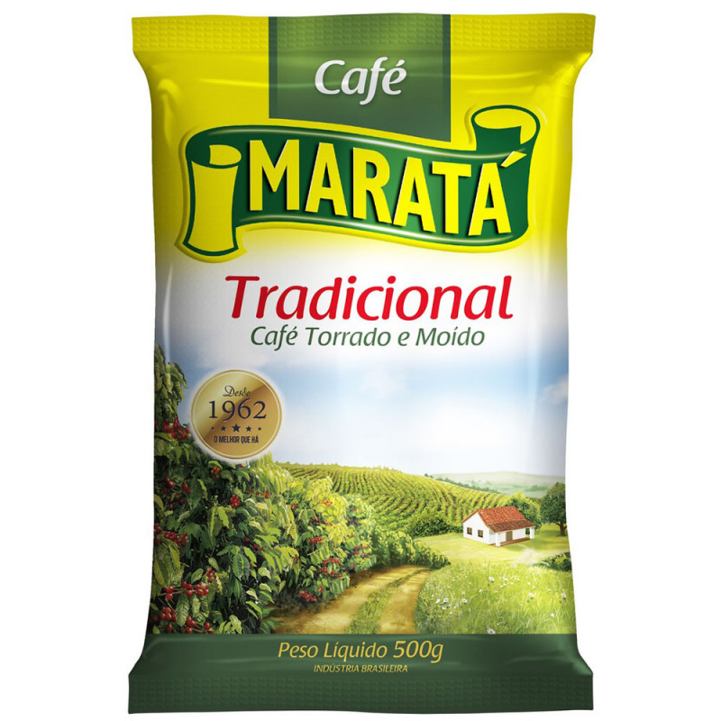 CAFÉ MARATÁ ALMOFADA 500GR TRADICIONAL - FD COM 10 UN