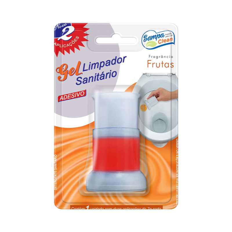 GEL APLICADOR SANITÁRIO SAMPA CLEAN 14GR SORTIDO - PC COM 10 UN