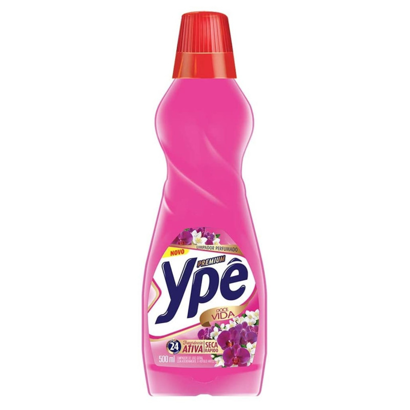 LIMPADOR PERFUMADO YPÊ PREMIUM 500ML DOCE VIDA - CX COM 24 UN