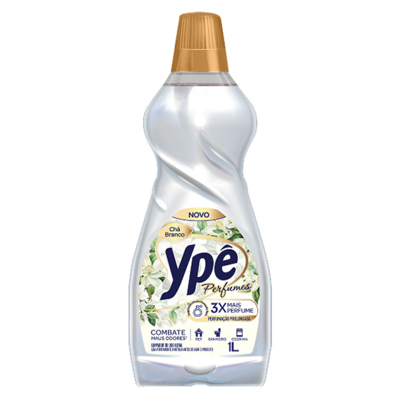 LIMPADOR PERFUMADO YPÊ PREMIUM 500ML CHÁ BRANCO - CX COM 24 UN