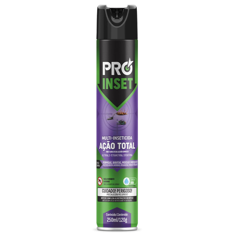 MULTI-INSETICIDA PROINSET BASTON AÇÃO TOTAL - CX COM 12 UN