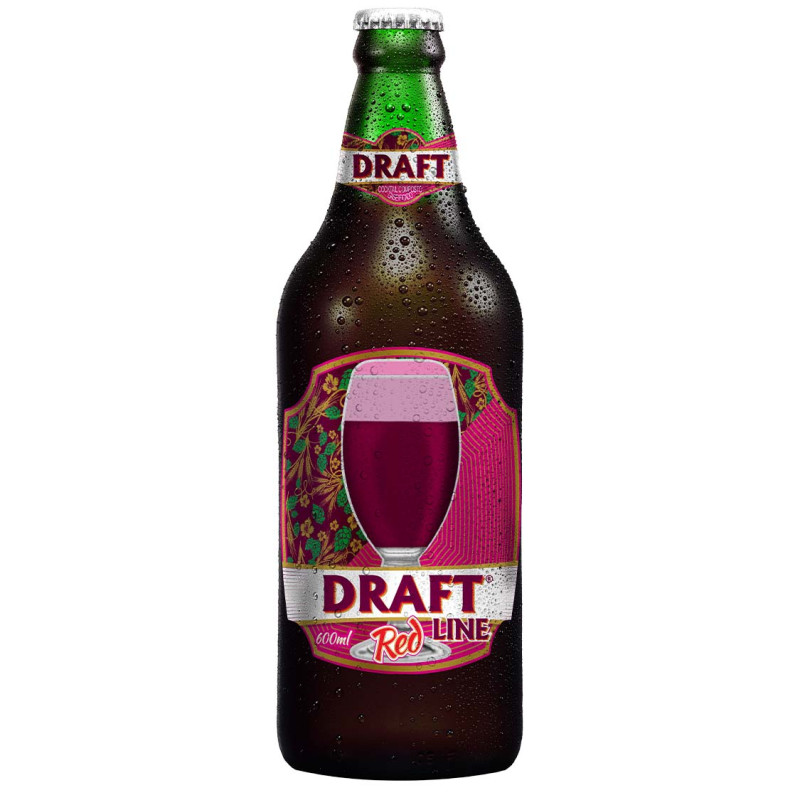 CHOPP DE VINHO DRAFT 600ML RED - FD COM 6 UN
