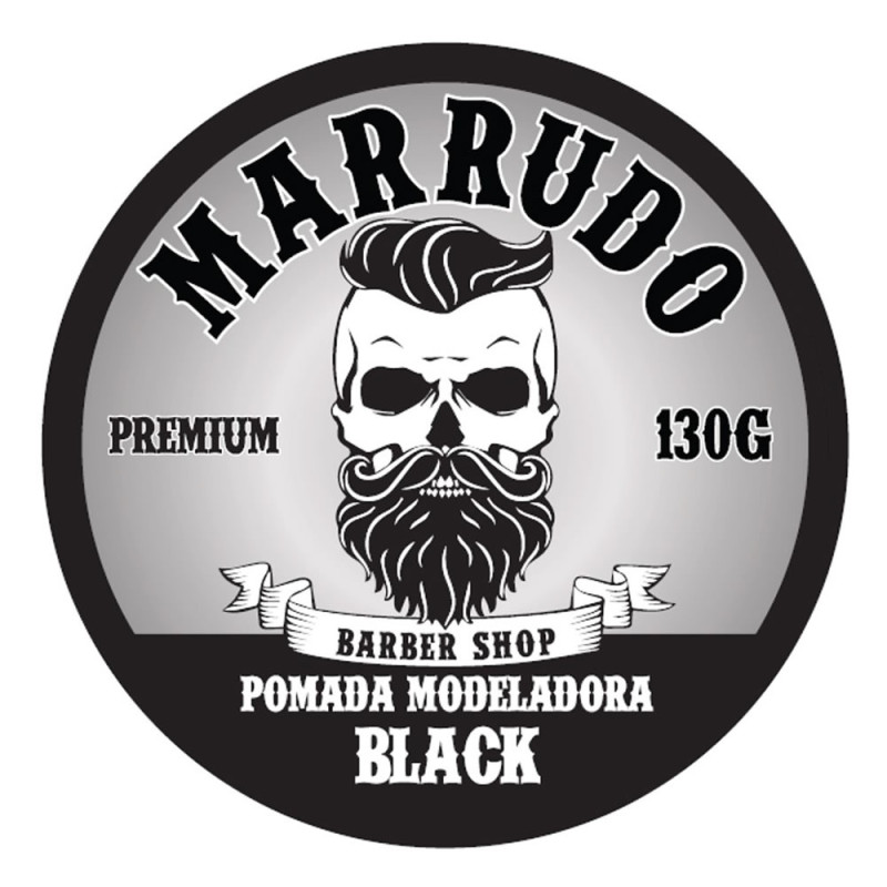 POMADA FINALIZADORA MARRUDO 130GR BLACK - CX COM 12 UN