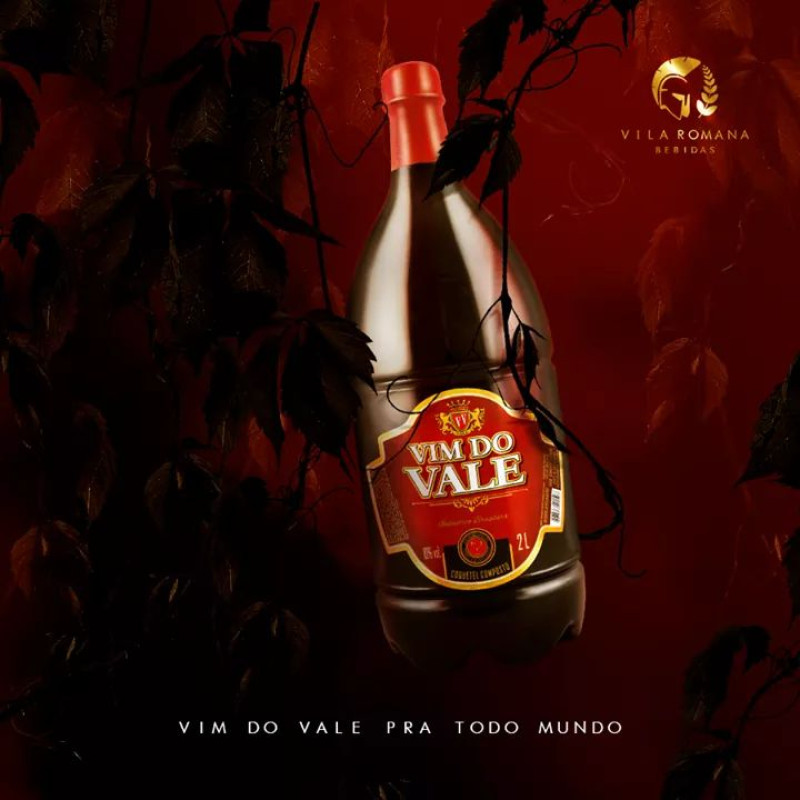 VINHO VIM DO VALE 2 LITROS - CX COM 6 UN