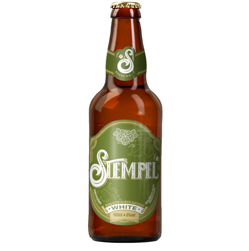 CHOPP DE VINHO STEMPEL 600ML WHITE - CX COM 6 UN