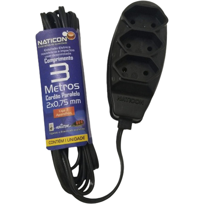 EXTENSÃO BIPOLAR NATICON 3 METROS - UNIDADE
