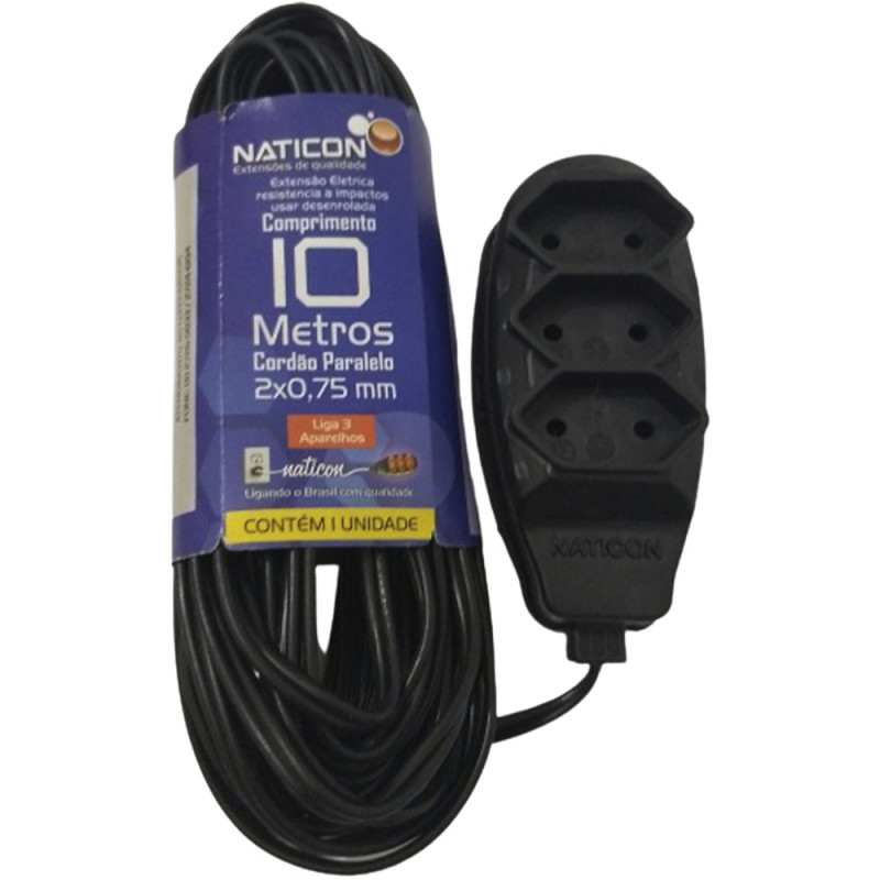 EXTENSÃO BIPOLAR NATICON 10 METROS - UNIDADE