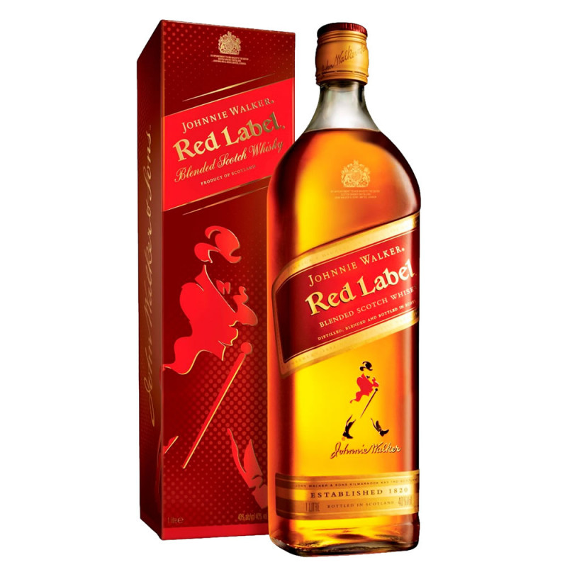 WHISKY RED LABEL 1 LITRO - UNIDADE